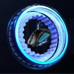 Mouse gaming wireless Machenike L8 Pro, 2.4 GHz / Bluetooth / USB-C, 26000 DPI, 7 butoane, 380 mAh, RGB, Negru 9 - lerato.ro