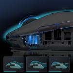 Mouse gaming wireless Machenike L8 Pro, 2.4 GHz / Bluetooth / USB-C, 26000 DPI, 7 butoane, 380 mAh, RGB, Negru 10 - lerato.ro