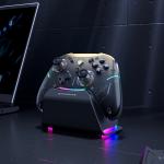 Controller Machenike G5Pro Premium Edition pentru PC / Nintendo Switch / Telefon, Wireless / Bluetooth / Cu fir, 600mAh, RGB, USB-C, Statie incarcare inclusa, Black / Gold 7 - lerato.ro