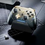 Controller Machenike G5 Pro Flagship, Wireless, Bluetooth, USB-C, 600mAh, Statie incarcare inclusa, Black / Gold 3 - lerato.ro