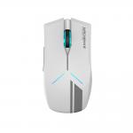 Mouse gaming wireless Machenike M721, RGB, 10000 DPI, 4 Butoane, 1000mAh, Wireless, Bluetooth, USB-C, Alb 2 - lerato.ro