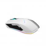 Mouse gaming wireless Machenike M721, RGB, 10000 DPI, 4 Butoane, 1000mAh, Wireless, Bluetooth, USB-C, Alb 4 - lerato.ro