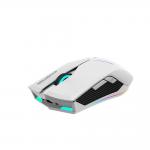 Mouse gaming wireless Machenike M721, RGB, 10000 DPI, 4 Butoane, 1000mAh, Wireless, Bluetooth, USB-C, Alb 5 - lerato.ro