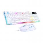 Kit tastatura si mouse MageGee K1, Cu fir, 3200 DPI, Alb 3 - lerato.ro