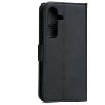 Carcasa flip cover Marv Wallet compatibila cu Samsung Galaxy S25, Negru 3 - lerato.ro