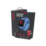 Ceas smartwatch pentru copii Maxlife MXKW-300, 400 mAh, LBS, ideal pentru siguranta copilului, Albastru