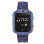 Ceas smartwatch pentru copii Maxlife MXKW-300, 400 mAh, LBS, ideal pentru siguranta copilului, Albastru