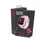 Ceas smartwatch pentru copii Maxlife MXKW-300, 400 mAh, LBS, ideal pentru siguranta copilului, Roz 14 - lerato.ro