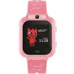 Ceas smartwatch pentru copii Maxlife MXKW-300, 400 mAh, LBS, ideal pentru siguranta copilului, Roz 4 - lerato.ro