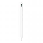 Stylus Pen capacitiv Mcdodo PN-8922 compatibil cu Apple iPad 2018 a 6-a generatie si modele mai noi, Alb 2 - lerato.ro