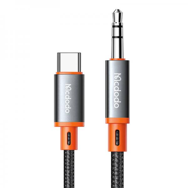 Adaptor audio USB-C la Jack 3.5mm CA-0820, Lungime 1.2m, Negru 1 - lerato.ro