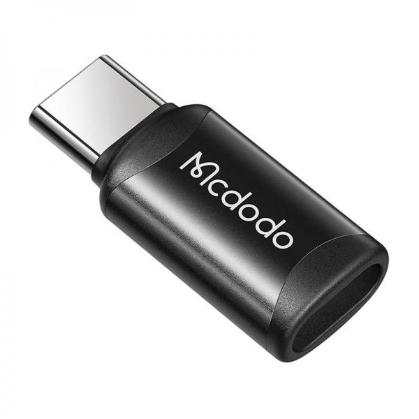 Adaptor cablu date si incarcare MicroUSB mama la USB-C OT-9970, 480 Mbps, 3A, Negru