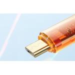 Cablu pentru incarcare si transfer date Mcdodo CA-2100, USB la microUSB, 3A, 480 Mbps, 1.2 m Portocaliu 4 - lerato.ro