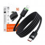 Cablu pentru incarcare si transfer date Mcdodo CA-2010, USB-C/Lightning, 36W, 3A, 1.2m, Negru 6 - lerato.ro