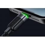 Cablu pentru incarcare si transfer date Mcdodo CA-2010, USB-C/Lightning, 36W, 3A, 1.2m, Negru 5 - lerato.ro