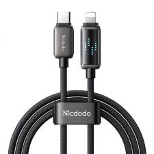 Cablu pentru incarcare si transfer date Mcdodo CA-2630, USB-C/Lightning, Display LED, 36W, 3A, 1.2m, Negru