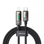 Cablu pentru incarcare si transfer date Mcdodo CA-3600, USB-C/Lightning, 36W, 3A, 1.2m, Negru 2 - lerato.ro