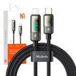 Cablu pentru incarcare si transfer date Mcdodo CA-3600, USB-C/Lightning, 36W, 3A, 1.2m, Negru 6 - lerato.ro
