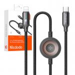 Cablu pentru incarcare telefoane si ceasuri Apple Mcdodo CA-5680 2 in 1, USB-C/Lightning, 36W, 3A, 1.5m, Negru 7 - lerato.ro
