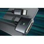 Cablu pentru incarcare laptop Apple Macbook Mcdodo CA-1470, USB-C la MagSafe 3, PD 140W, 5A, 2m, Negru/Gri 3 - lerato.ro
