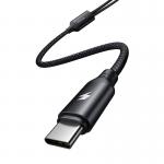 Cablu pentru incarcare telefoane si ceasuri Apple Mcdodo CA-2200 2 in 1, 2x USB-C, 60W, 3A, 1.2m, Negru 5 - lerato.ro