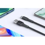 Cablu pentru incarcare si transfer date Mcdodo CA-2273, USB/USB-C, Quick Charge 4.0, 60W, 3m, Negru 4 - lerato.ro
