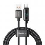 Cablu pentru incarcare si transfer date Mcdodo CA-2350, USB/USB-C, Display LED, 6A, 1.2m, Negru 2 - lerato.ro