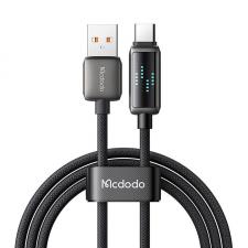Cablu pentru incarcare si transfer date Mcdodo CA-2350, USB/USB-C, Display LED, 6A, 1.2m, Negru