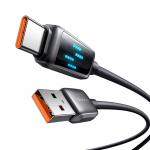Cablu pentru incarcare si transfer date Mcdodo CA-2350, USB/USB-C, Display LED, 6A, 1.2m, Negru 7 - lerato.ro