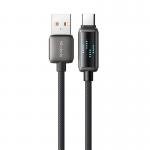 Cablu pentru incarcare si transfer date Mcdodo CA-2350, USB/USB-C, Display LED, 6A, 1.2m, Negru 3 - lerato.ro