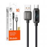 Cablu pentru incarcare si transfer date Mcdodo CA-2350, USB/USB-C, Display LED, 6A, 1.2m, Negru 4 - lerato.ro