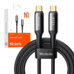 Cablu pentru incarcare si transfer date Mcdodo CA-2990, 2x USB-C, PD 240W, 5A, 40Gbps, 8K, 1.2m, Negru 6 - lerato.ro