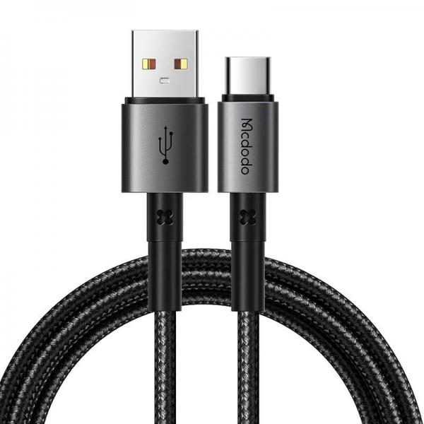 Cablu pentru incarcare si transfer date Mcdodo CA-3590, USB la USB-C, 100W, 6A,  480 Mbps, 1.2m Negru