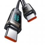 Cablu pentru incarcare si transfer date Mcdodo CA-3610, 2x USB-C, PD 100W, 5A, 1.2m, Negru 3 - lerato.ro
