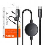 Cablu pentru incarcare telefoane si ceasuri Samsung Mcdodo CA-4170 2 in 1, 2x USB-C, 60W, 3A, 1.5m, Negru 8 - lerato.ro