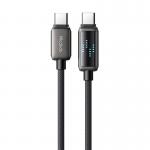 Cablu pentru incarcare si transfer date Mcdodo CA-4250, 2x USB-C, Display LED, 100W, 5A, 1.2m, Negru 8 - lerato.ro
