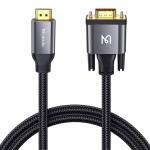 Cablu video HDMI tata la VGA tata 1080p, Mcdodo CA-7770, 2m, Negru 2 - lerato.ro