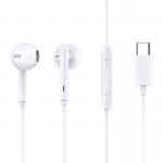 Casti audio Mcdodo HP-7500, In-ear, Control pe fir, USB-C, Lungime cablu 1.2m, Alb 2 - lerato.ro