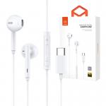 Casti audio Mcdodo HP-7500, In-ear, Control pe fir, USB-C, Lungime cablu 1.2m, Alb 6 - lerato.ro