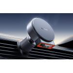 Suport auto Mcdodo CH-3000, Air Vent Mount, Incarcare Wireless 15W, Cablu USB-C 1m, Negru 3 - lerato.ro