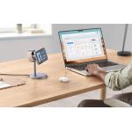 Statie de incarcare 3 in 1 Mcdodo CH-2462, Wireless Quick Charge, 15W, Incarcator retea 33W inclus, Argintiu 3 - lerato.ro