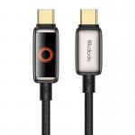 Cablu pentru incarcare si transfer date Mcdodo CA-6680, 2x USB-C, 100W, 1.2m, Negru 3 - lerato.ro