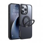 Carcasa McDodo PC-4933 cu suport si MagSafe compatibila cu iPhone 16 Pro Max, Negru 2 - lerato.ro