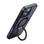 Carcasa McDodo PC-4933 cu suport si MagSafe compatibila cu iPhone 16 Pro Max, Negru 3 - lerato.ro