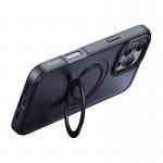 Carcasa McDodo PC-4933 cu suport si MagSafe compatibila cu iPhone 16 Pro Max, Negru 4 - lerato.ro