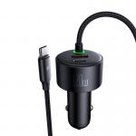 Incarcator auto Mcdodo CC-0370, 120W, 1 x USB, 1 x USB-C, 1x Cablu USB-C, 1 x Cablu Lightning, Negru 5 - lerato.ro