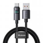 Cablu pentru incarcare si transfer de date Mcdodo, USB la USB-C, 100W, 6A, 1.2 m, Negru 2 - lerato.ro