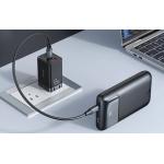 Baterie externa portabila Mcdodo MC-0231, 33W, 10000 mAh, Digital Display, Cablu integrat USB-C/Lightning, Negru 8 - lerato.ro
