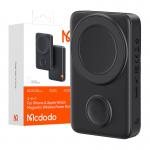 Baterie externa portabila Mcdodo MC-1461, 10000 mAh, Incarcator Apple Watch integrat, Incarcare wireless 15W, Negru 3 - lerato.ro