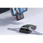 Baterie externa portabila Mcdodo MC-1461, 10000 mAh, Incarcator Apple Watch integrat, Incarcare wireless 15W, Negru 5 - lerato.ro